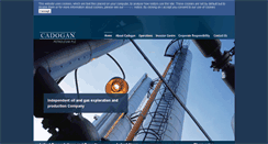 Desktop Screenshot of cadoganpetroleum.com